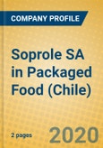 Soprole SA in Packaged Food (Chile)- Product Image