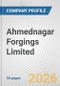 Ahmednagar Forgings Limited Fundamental Company Report Including Financial, SWOT, Competitors and Industry Analysis - Product Thumbnail Image
