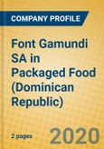 Font Gamundi SA in Packaged Food (Dominican Republic)- Product Image