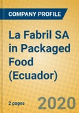 La Fabril SA in Packaged Food (Ecuador)- Product Image