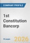 1st Constitution Bancorp Fundamental Company Report Including Financial, SWOT, Competitors and Industry Analysis - Product Thumbnail Image