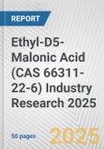 Ethyl-D5-Malonic Acid (CAS 66311-22-6) Industry Research 2025: Global and Regional Market Trends 2019-2024 and Forecast to 2029- Product Image