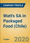 Watt's SA in Packaged Food (Chile)- Product Image