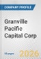 Granville Pacific Capital Corp. Fundamental Company Report Including Financial, SWOT, Competitors and Industry Analysis - Product Thumbnail Image