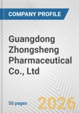 Guangdong Zhongsheng Pharmaceutical Co., Ltd. Fundamental Company Report Including Financial, SWOT, Competitors and Industry Analysis- Product Image