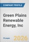 Green Plains Renewable Energy, Inc. Fundamental Company Report Including Financial, SWOT, Competitors and Industry Analysis - Product Thumbnail Image