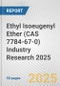 Ethyl Isoeugenyl Ether (CAS 7784-67-0) Industry Research 2025: Global and Regional Market Trends 2019-2024 and Forecast to 2029 - Product Thumbnail Image