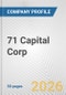 71 Capital Corp. Fundamental Company Report Including Financial, SWOT, Competitors and Industry Analysis - Product Thumbnail Image