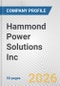 Hammond Power Solutions Inc. Fundamental Company Report Including Financial, SWOT, Competitors and Industry Analysis - Product Thumbnail Image