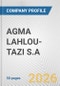 AGMA LAHLOU-TAZI S.A. Fundamental Company Report Including Financial, SWOT, Competitors and Industry Analysis - Product Thumbnail Image