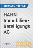 HAHN-Immobilien-Beteiligungs AG Fundamental Company Report Including Financial, SWOT, Competitors and Industry Analysis- Product Image