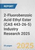 2-Fluorobenzoic Acid Ethyl Ester (CAS 443-26-5) Industry Research 2025: Global and Regional Market Trends 2019-2024 and Forecast to 2029- Product Image