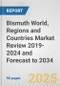 Bismuth World, Regions and Countries Market Review 2019-2024 and Forecast to 2034 - Product Thumbnail Image
