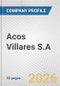 Acos Villares S.A. Fundamental Company Report Including Financial, SWOT, Competitors and Industry Analysis - Product Thumbnail Image
