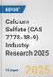 Calcium Sulfate (CAS 7778-18-9) Industry Research 2025: Global and Regional Market Trends 2019-2024 and Forecast to 2029 - Product Image
