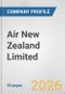 Air New Zealand Limited Fundamental Company Report Including Financial, SWOT, Competitors and Industry Analysis - Product Thumbnail Image