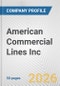 American Commercial Lines Inc. Fundamental Company Report Including Financial, SWOT, Competitors and Industry Analysis - Product Thumbnail Image