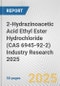 2-Hydrazinoacetic Acid Ethyl Ester Hydrochloride (CAS 6945-92-2) Industry Research 2025: Global and Regional Market Trends 2019-2024 and Forecast to 2029 - Product Image