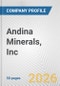 Andina Minerals, Inc. Fundamental Company Report Including Financial, SWOT, Competitors and Industry Analysis - Product Thumbnail Image