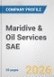 Maridive & Oil Services SAE Fundamental Company Report Including Financial, SWOT, Competitors and Industry Analysis - Product Thumbnail Image