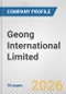Geong International Limited Fundamental Company Report Including Financial, SWOT, Competitors and Industry Analysis - Product Thumbnail Image