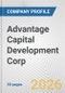 Advantage Capital Development Corp. Fundamental Company Report Including Financial, SWOT, Competitors and Industry Analysis - Product Thumbnail Image