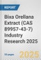 Bixa Orellana Extract (CAS 89957-43-7) Industry Research 2025: Global and Regional Market Trends 2019-2024 and Forecast to 2029 - Product Thumbnail Image