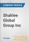 Shaklee Global Group Inc. Fundamental Company Report Including Financial, SWOT, Competitors and Industry Analysis - Product Thumbnail Image