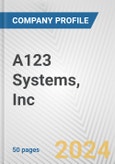 A123 Systems, Inc. Fundamental Company Report Including Financial, SWOT, Competitors and Industry Analysis- Product Image