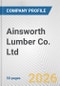 Ainsworth Lumber Co. Ltd. Fundamental Company Report Including Financial, SWOT, Competitors and Industry Analysis - Product Thumbnail Image