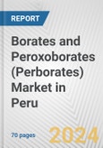 Borates and Peroxoborates (perborates) Market in Peru: Business Report 2022- Product Image