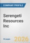 Serengeti Resources Inc. Fundamental Company Report Including Financial, SWOT, Competitors and Industry Analysis - Product Thumbnail Image