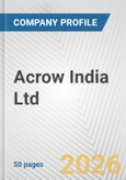Acrow India Ltd. Fundamental Company Report Including Financial, SWOT, Competitors and Industry Analysis- Product Image