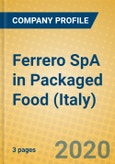 Ferrero SpA in Packaged Food (Italy)- Product Image