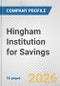 Hingham Institution for Savings Fundamental Company Report Including Financial, SWOT, Competitors and Industry Analysis - Product Thumbnail Image