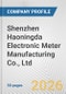 Shenzhen Haoningda Electronic Meter Manufacturing Co., Ltd. Fundamental Company Report Including Financial, SWOT, Competitors and Industry Analysis - Product Thumbnail Image