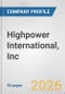 Highpower International, Inc. Fundamental Company Report Including Financial, SWOT, Competitors and Industry Analysis - Product Thumbnail Image