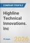 Highline Technical Innovations. Inc. Fundamental Company Report Including Financial, SWOT, Competitors and Industry Analysis - Product Thumbnail Image