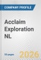 Acclaim Exploration NL Fundamental Company Report Including Financial, SWOT, Competitors and Industry Analysis - Product Thumbnail Image