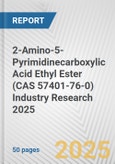 2-Amino-5-Pyrimidinecarboxylic Acid Ethyl Ester (CAS 57401-76-0) Industry Research 2025: Global and Regional Market Trends 2019-2024 and Forecast to 2029- Product Image