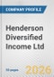 Henderson Diversified Income Ltd Fundamental Company Report Including Financial, SWOT, Competitors and Industry Analysis - Product Thumbnail Image