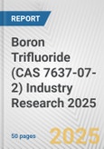 Boron Trifluoride (CAS 7637-07-2) Industry Research 2025: Global and Regional Market Trends 2019-2024 and Forecast to 2029- Product Image