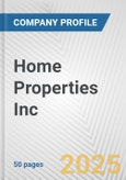 Home Properties Inc. Fundamental Company Report Including Financial, SWOT, Competitors and Industry Analysis- Product Image