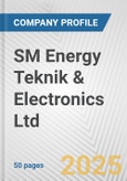 SM Energy Teknik & Electronics Ltd. Fundamental Company Report Including Financial, SWOT, Competitors and Industry Analysis- Product Image