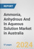 Ammonia, Anhydrous And In Aqueous Solution Market in Australia: Business Report 2024- Product Image