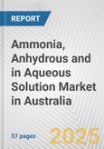 Ammonia, Anhydrous and in Aqueous Solution Market in Australia: Business Report 2025- Product Image