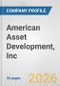 American Asset Development, Inc. Fundamental Company Report Including Financial, SWOT, Competitors and Industry Analysis - Product Thumbnail Image