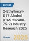 2-Ethylhexyl-D17 Alcohol (CAS 202480-75-9) Industry Research 2025: Global and Regional Market Trends 2019-2024 and Forecast to 2029 - Product Thumbnail Image