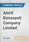 Amrit Banaspati Company Limited Fundamental Company Report Including Financial, SWOT, Competitors and Industry Analysis - Product Thumbnail Image
