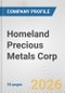 Homeland Precious Metals Corp. Fundamental Company Report Including Financial, SWOT, Competitors and Industry Analysis - Product Thumbnail Image